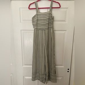 Gray and white jumpsuit!